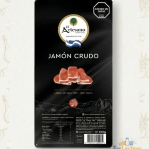 Jamón Crudo El Artesano Feteado x 100 Grs